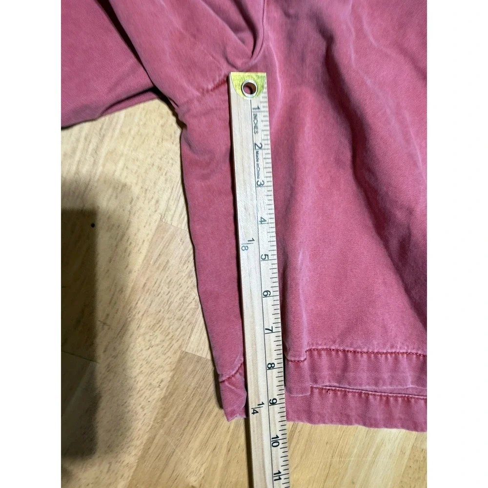 Peter Millar Mens 42 Red Salmon Cotton Chino Golf Shorts 9